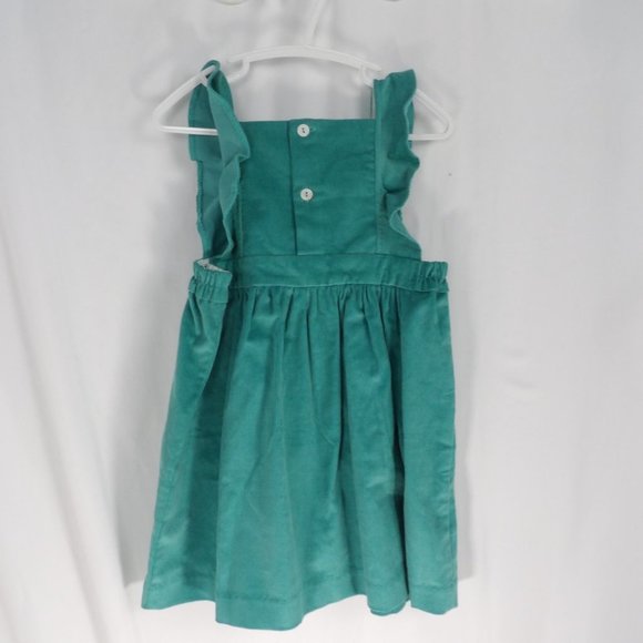 Petit Confection  Green Corduroy Dress  Size 2T - Picture 2 of 4